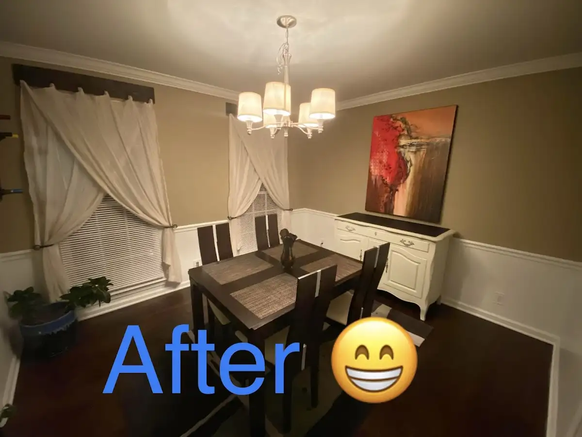Professional dining room restoration after water damage in Worthington